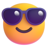 Smiling Face with Sunglasses Emoji